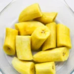 Boiled Unripe Plantain