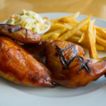 Chicken and Chips with Salad